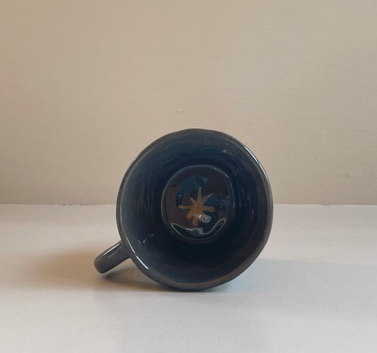 Charcoal and cream, stella coffee cup, B