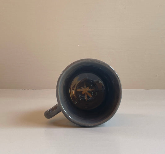 Charcoal and cream, stella coffee cup, A