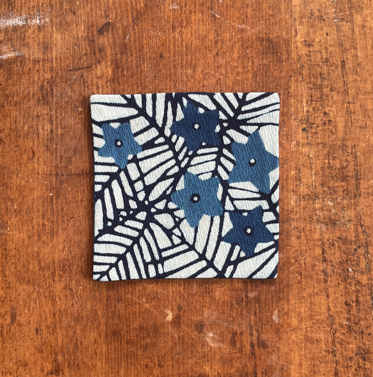 Atelier Yura (アトリエゆら) – Indigo dyed coasters – Star D