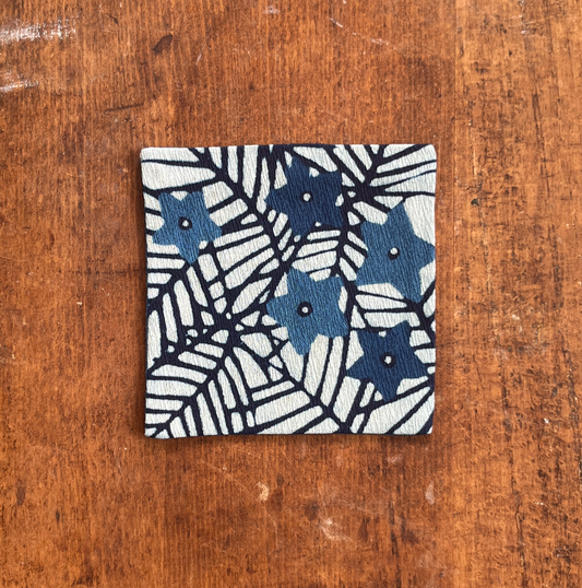 Atelier Yura (アトリエゆら) – Indigo dyed coasters – Star D